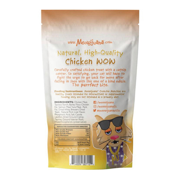 Meowijuana Crunchie Munchies Chicken Cat Treats