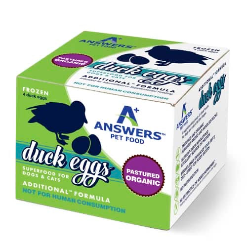 Answers Organic Duck Eggs Raw Dog & Cat Food