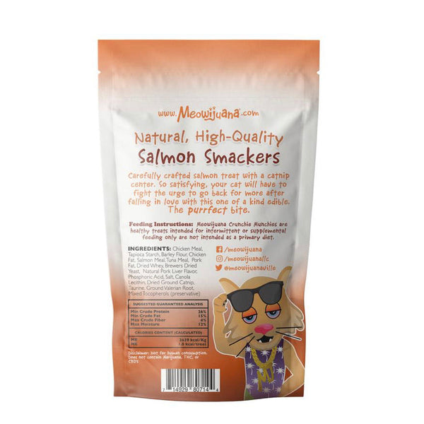 Meowijuana Crunchie Munchies Salmon Cat Treats