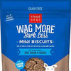 Cloud Star Wag More Bark Less Grain Free Mini Biscuits With Beef Bacon and Cheese Dog Treats