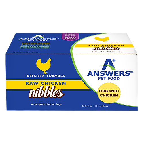 Answers Detailed Formula Chicken Raw Dog Food