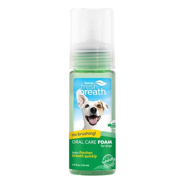 Tropiclean Fresh Breath Oral Care Foam for Dogs