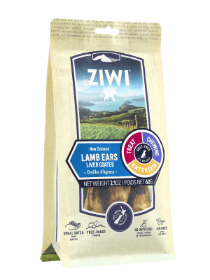 Ziwi Lamb Ears Liver Coated Dog Treats