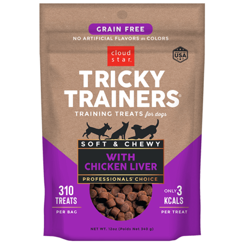 Cloud Star Tricky Trainer Soft & Chewy Liver Dog Treats