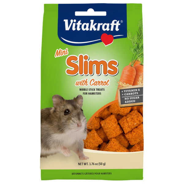 Vitakraft Mini Slims With Carrot Hamster Treats