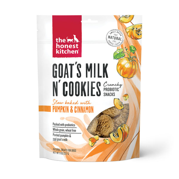 The Honest Kitchen Goat's Milk N' Cookies Pumpkin Cinnamon Dog Treats