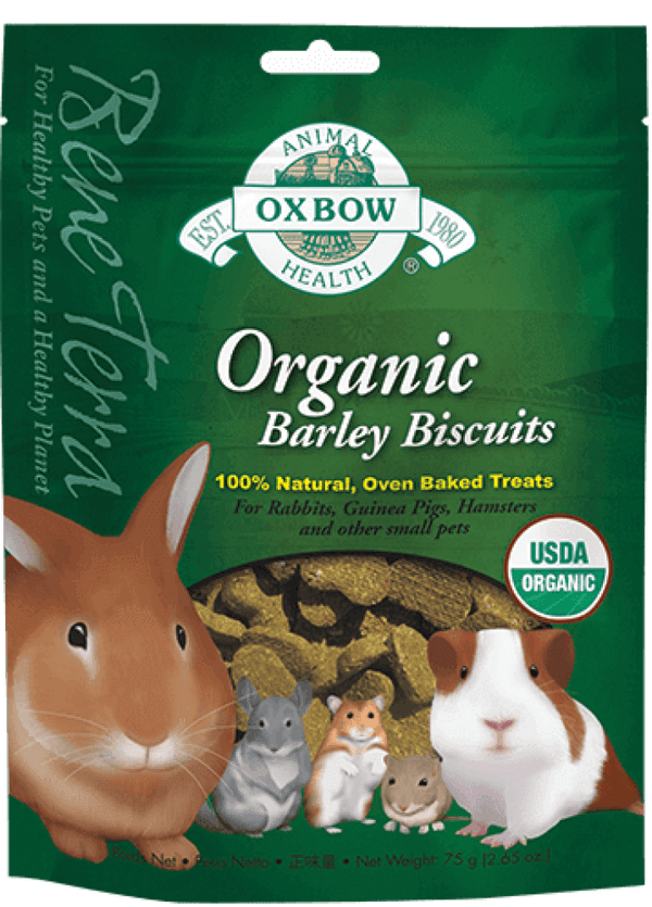 Oxbow Organic Rewards Barley Biscuits Small Animal Treats