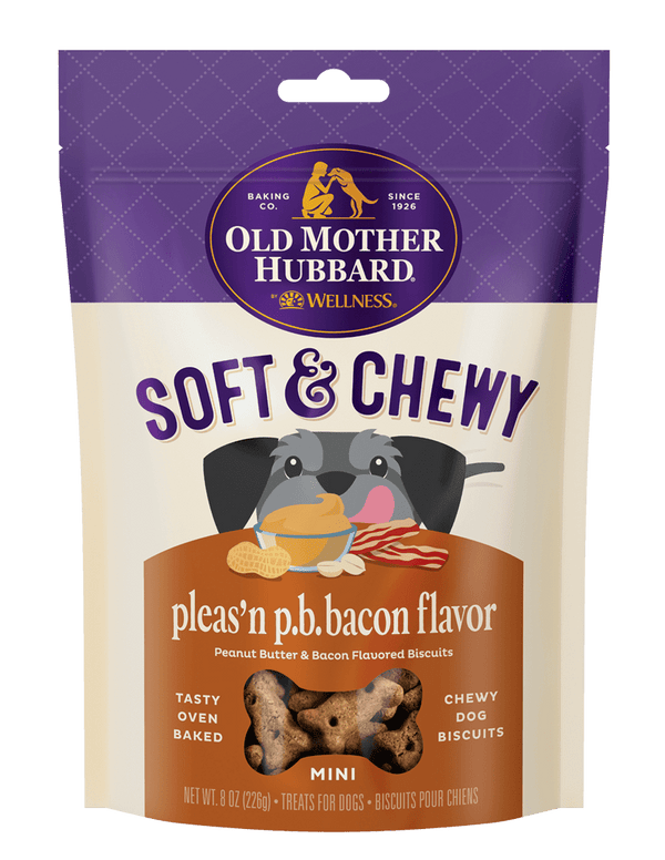 Old Mother Hubbard Soft and Tasty Peanut Butter and Bacon Dog Treats