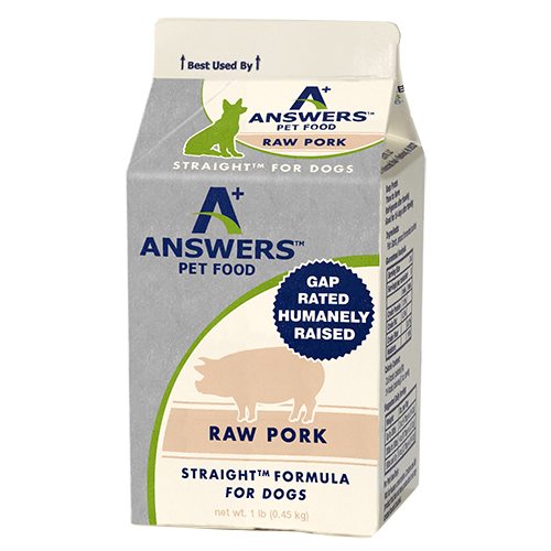 Answers Straight Pork Raw Dog Food