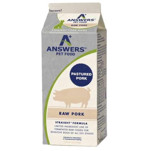 Answers Straight Pork Raw Dog Food