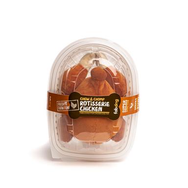 Fabdog Rotisserie Chicken Super-Squeaker Dog Toy