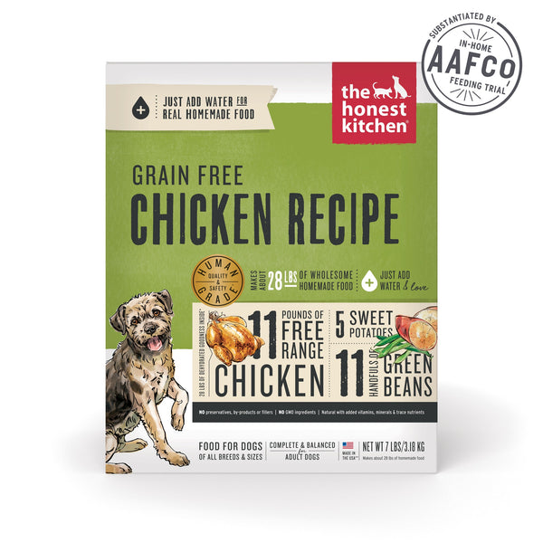The Honest Kitchen Dehydrated Grain Free Chicken Recipe Dog Food