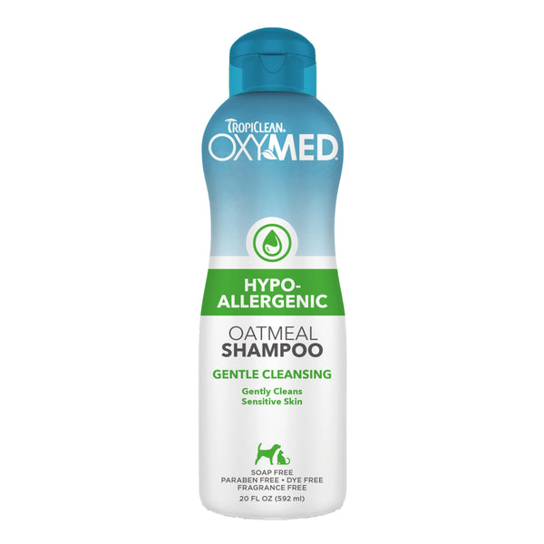 Tropiclean OxyMed Hypoallergenic Oatmeal Pet Shampoo